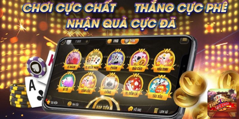 Các game phổ biến khi tải TDTC IOS về máy