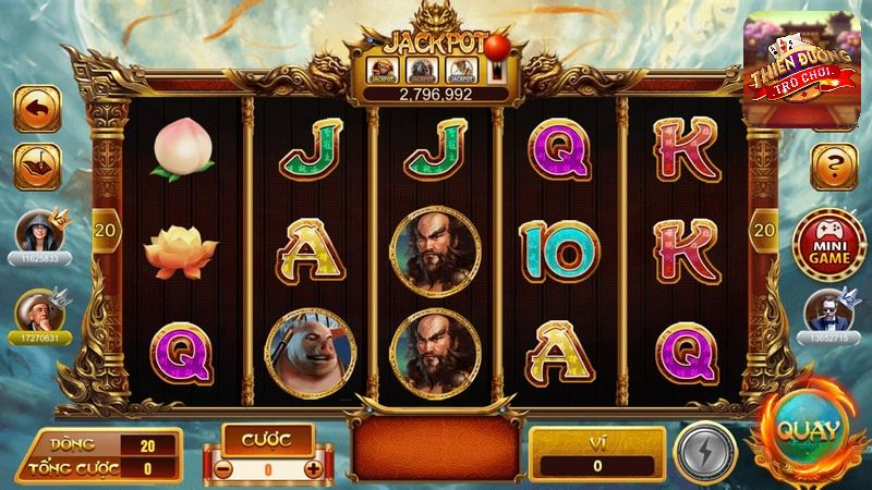 Bảng tổ hợp trả thưởng game tây du kí