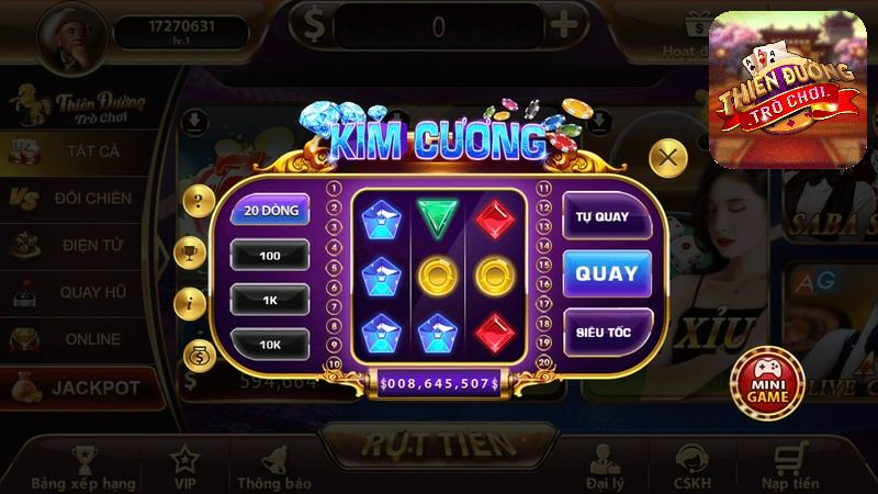 Game kim cương Thiên đường trò chơi